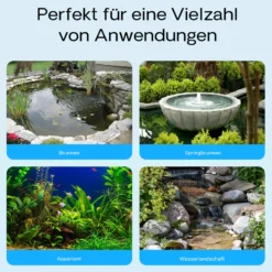 SunSun CMP-28000 Teichpumpe 28.000 l/h / 580 W Hochleistungs Filterpumpe Bachlaufpumpe für Koiteiche Gartenteichpumpe Teichfilterpumpe Umwälzpumpe
