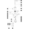 SunSun CSP-250 Schwimmskimmer für Teiche bis 40 m², 2500 l/h 45 W, Skimmer mit Springbrunnen, Blättersammler mit Pumpe für Gartenteich Teichpflege