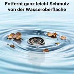 SunSun CSP-40 Standskimmer für Teiche bis 40 m², max. 16.000 l/h, Skimmer als Blättersammler für Gartenteich Teichpflege, zum Anschluss an Pumpe