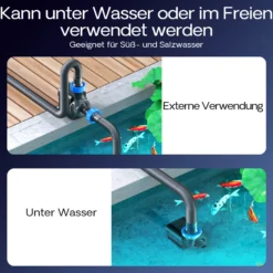 SunSun CTM-7000 SuperECO Teichpumpe 7000 l/h / 50 W, energiesparende Filterpumpe, Bachlaufpumpe für Koiteiche, Umwälzpumpe, Gartenteichpumpe