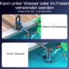 SunSun CTM-6000 SuperECO Teichpumpe 6000 l/h / 40 W, energiesparende Filterpumpe, Bachlaufpumpe für Koiteiche, Umwälzpumpe, Gartenteichpumpe