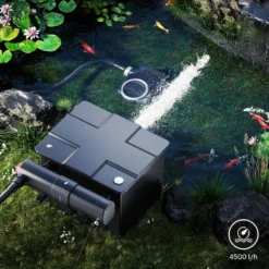 SunSun CUV-224 Teichklärer 4500 l/h / 24 W UVC, Vorklärgerät für Teichfilter & Teichpumpe, Wasserklärer mit UV-Lampe, Lichtfilter zur Algenbekämpfung