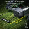 SunSun CUV-336 Teichklärer 7000 l/h / 36 W UVC, Vorklärgerät für Teichfilter & Teichpumpe, Wasserklärer mit UV-Lampe, Lichtfilter zur Algenbekämpfung