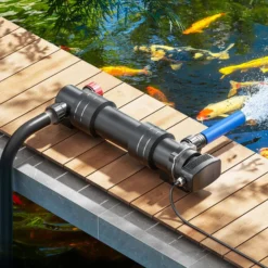 SunSun CUV-636 Teichklärer 7000 l/h / 36 W UVC, Vorklärgerät für Teichfilter & Teichpumpe, Wasserklärer mit UV-Lampe, Lichtfilter zur Algenbekämpfung