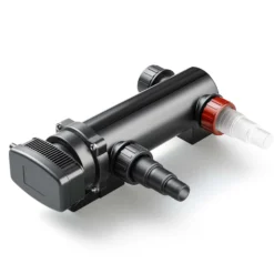 SunSun CUV-318 Teichklärer 3000 l/h / 18 W UVC Vorklärgerät für Teichfilter & Teichpumpe Wasserklärer mit UV-Lampe Lichtfilter zur Algenbekämpfung