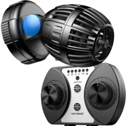 SunSun CW-110 Strömungspumpe 500-4000 l/h 10 W Aquarium Pumpe mit einstellbarer Wellenform, Wellenzyklus und Pumpleistung, mit Tag- und Nachmodus