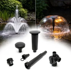 SunSun Ersatzteil für Aquariumpumpe CQB-/CTP-/CHJ-Serie Aufsatz Set 4, Aufsatzset mit Springbrunnendüse für Teichpumpe, effiziente Aquariumpumpe