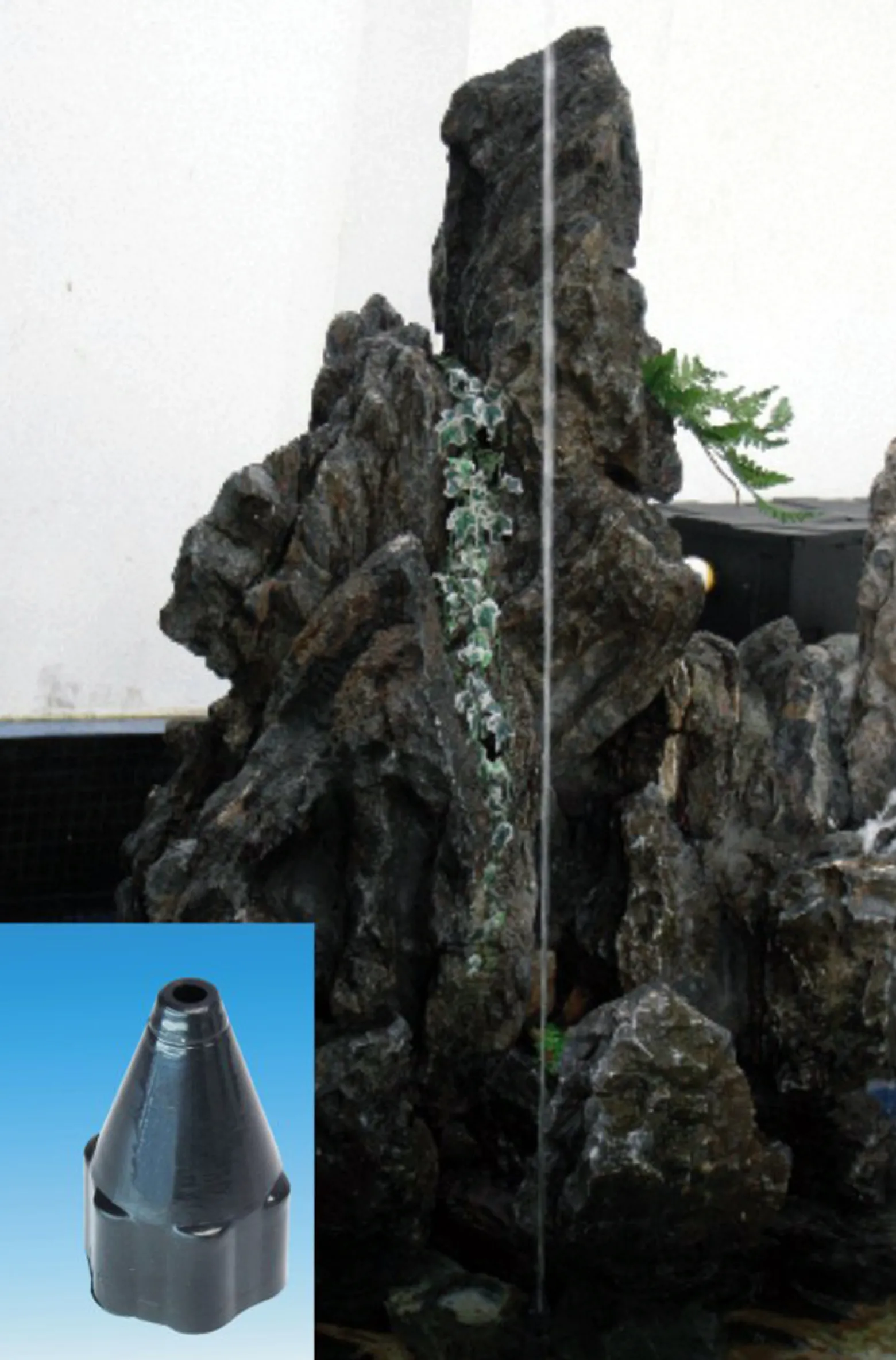 SunSun Ersatzteil für Aquariumpumpe HJ-1543/1843 Aufsatz Set 3, Aufsatzset mit Springbrunnendüse für Teichpumpe, effiziente Aquariumpumpe
