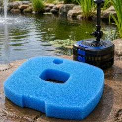 SunSun Ersatzteil für CUF-2800-5800 Teichpumpe – Filterschwamm – blau – grob 50 mm – für Springbrunnenpumpe, Teichfilter Zubehör