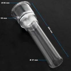 SunSun Ersatzteil für CUF-2500 5000 6000 Teichpumpe – Quarzglashülse – für Teichfilter, UV Leuchtmittel, UVC Klärer Zubehör