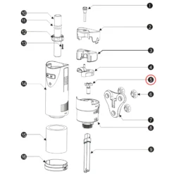 SunSun Ersatzteil für CUP-807 und CUP-809 Aquarium Pumpe - Impeller - passend für 4in1 Aquariuminnenfilter mit Aquarienpumpe, Rotor für Filterpumpe