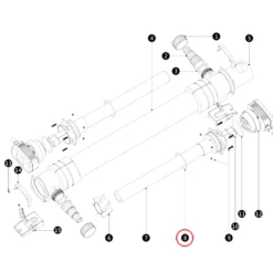 SunSun Ersatzteil für CUV 300er und 600er Serie Teichklärer – O-Ring – für Teichfilter, UV Leuchtmittel, UVC Klärer Zubehör