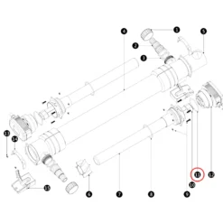SunSun Ersatzteil für CUV 300er und 600er Serie Teichklärer – O-Ring 2 – für Teichfilter, UV Leuchtmittel, UVC Klärer Zubehör