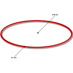 SunSun Ersatzteil für CUV 300er und 600er Serie Teichklärer – O-Ring 2 – für Teichfilter, UV Leuchtmittel, UVC Klärer Zubehör