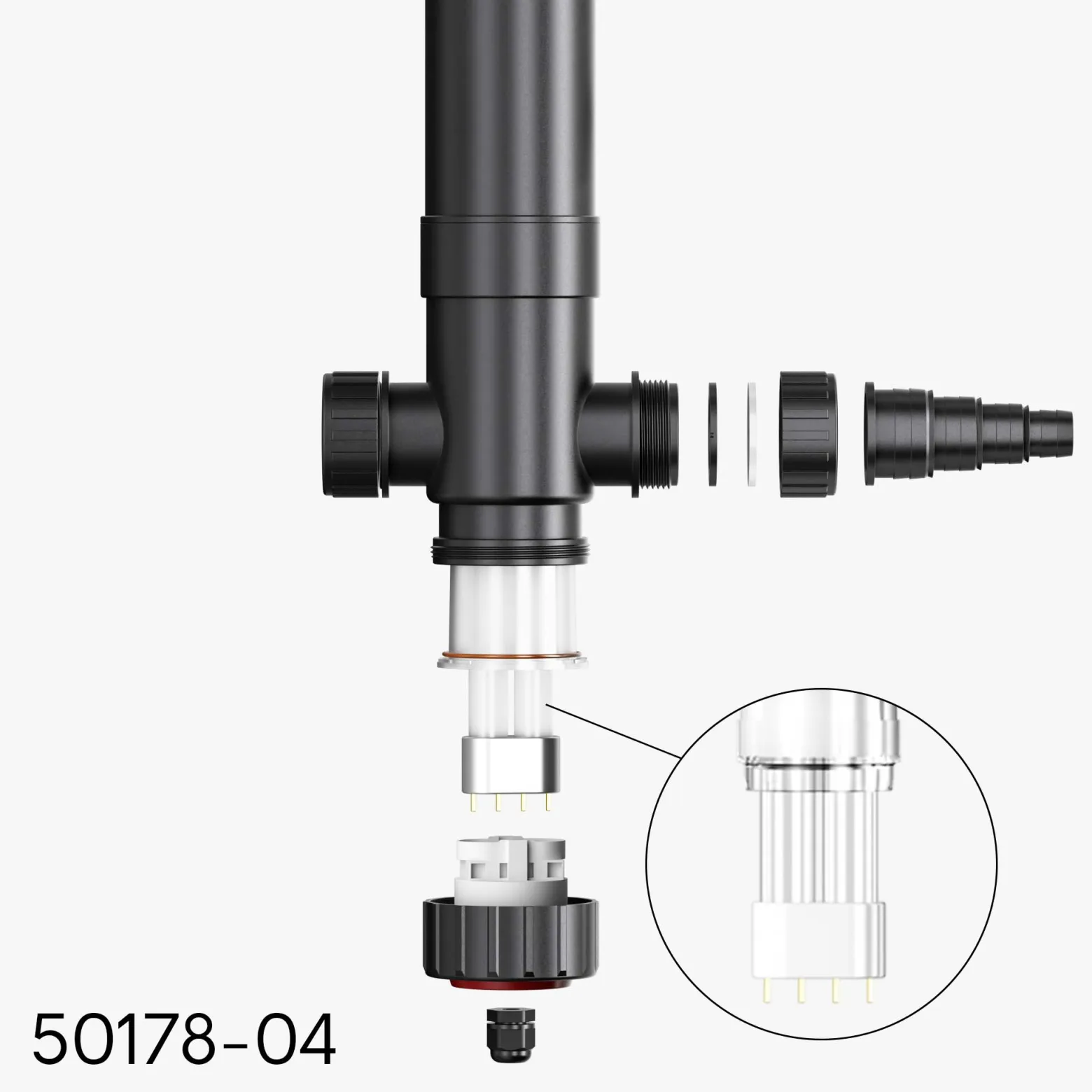 SunSun Ersatzteil für CUV-136 Teichklärer – UV-C Lampe – 36 W – für Teiche, UV Leuchtmittel, UVC Teichfilter Zubehör