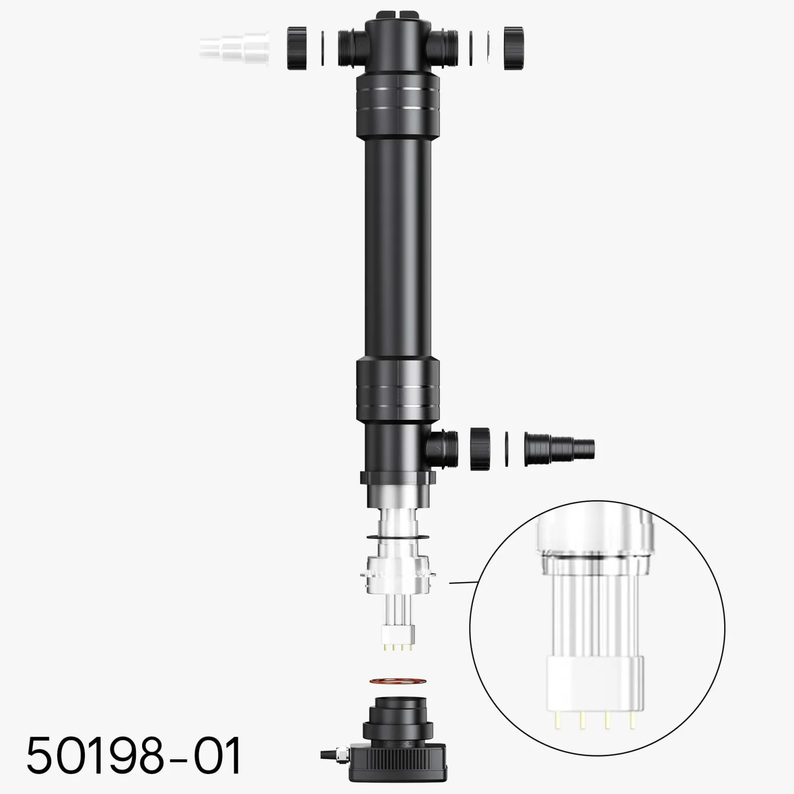 SunSun Ersatzteil für CUV-6110 Teichklärer – UV-C Lampe – 55 W – für Teiche, UV Leuchtmittel, UVC Teichfilter Zubehör