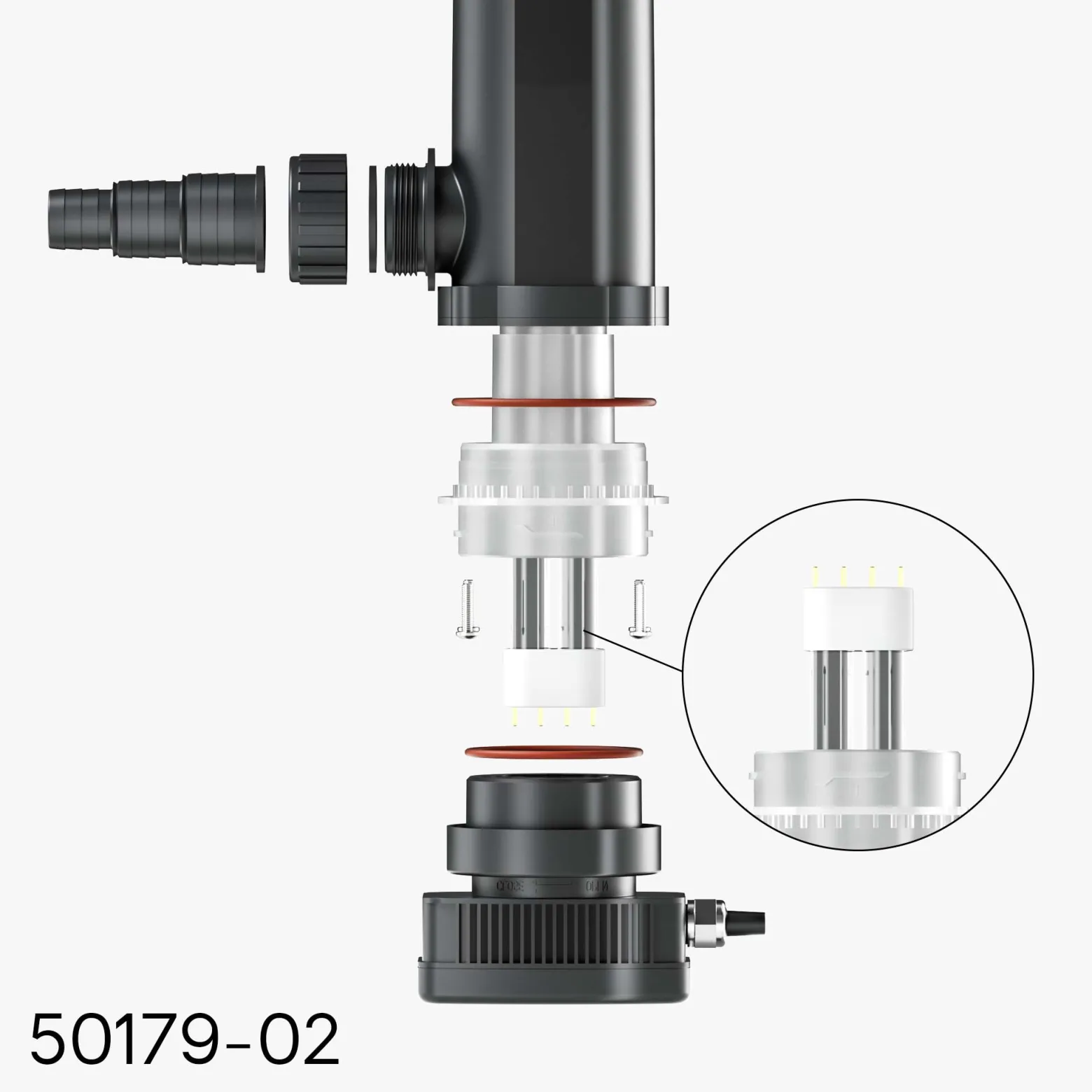 SunSun Ersatzteil für CUV-318 Teichklärer – UV-C Lampe – 18 W – für Teiche, UV Leuchtmittel, UVC Teichfilter Zubehör
