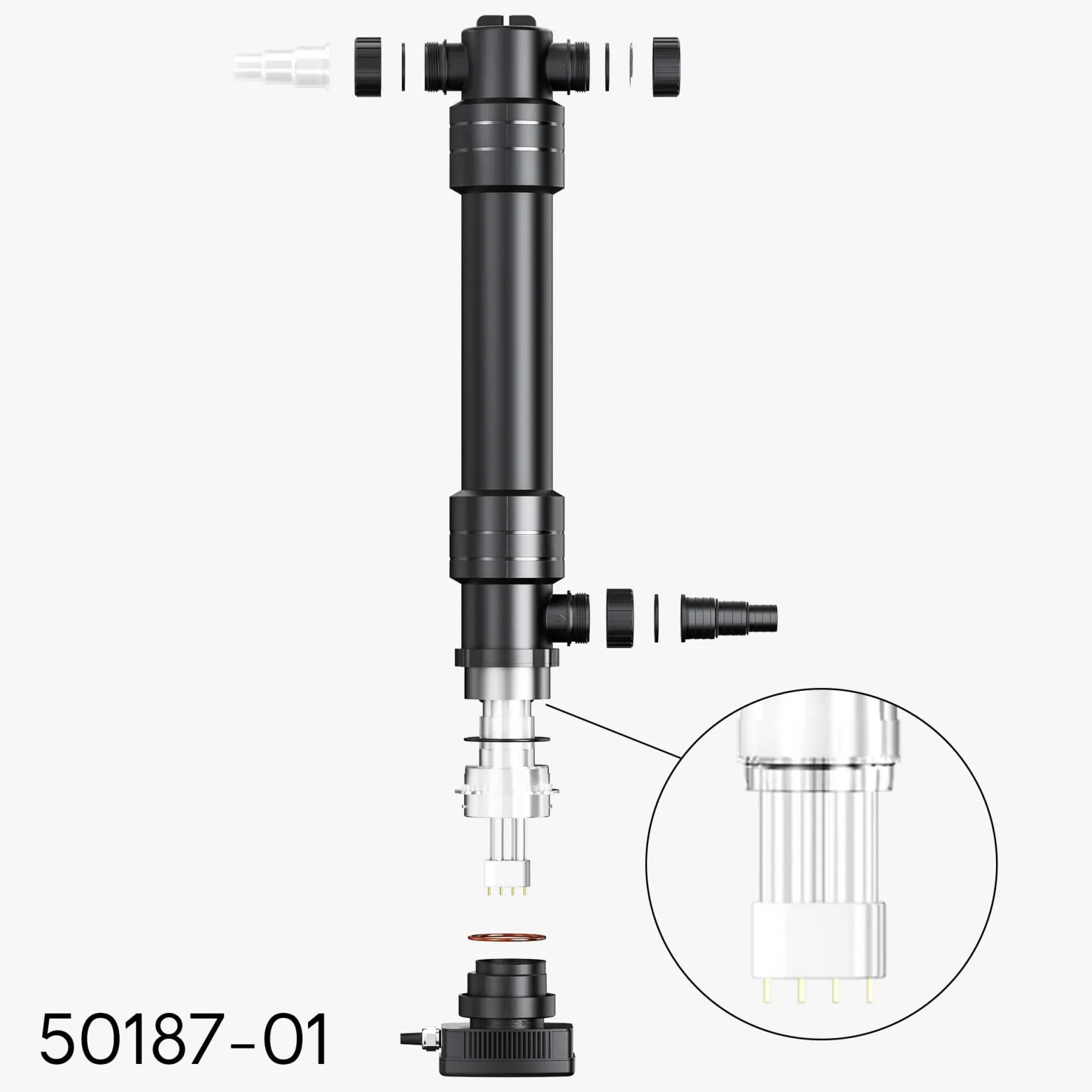 SunSun Ersatzteil für CUV-624 Teichklärer – UV-C Lampe – 24 W – für Teiche, UV Leuchtmittel, UVC Teichfilter Zubehör