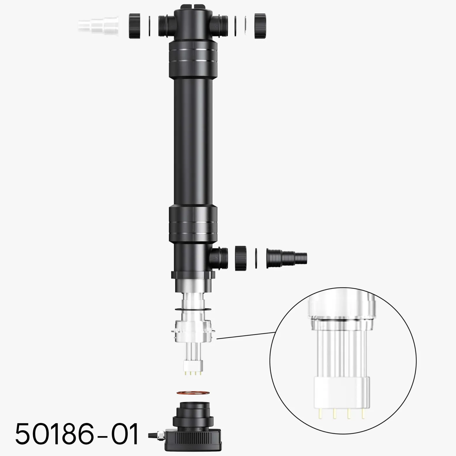 SunSun Ersatzteil für CUV-618 Teichklärer – UV-C Lampe – 18 W – für Teiche, UV Leuchtmittel, UVC Teichfilter Zubehör