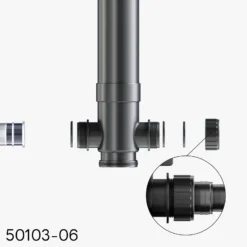 Sun Sun Ersatzteil für CUV-172 Teichklärer – Schraubring – für Teichfilter, UV Leuchtmittel, UVC Klärer Zubehör