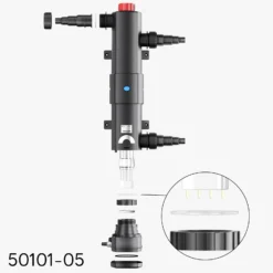 SunSun Ersatzteil für CUV-244 Teichklärer – O-Ring 2 – für Teichfilter, UV Leuchtmittel, UVC Klärer Zubehör