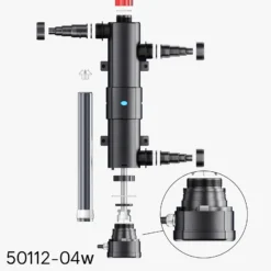 SunSun Ersatzteil für CUV-218 Teichklärer – Anschlusseinheit – für Teichfilter, UV Leuchtmittel, UVC Klärer Zubehör