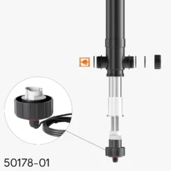SunSun Ersatzteil für CUV-136 Teichklärer – Anschlusseinheit – für Teichfilter, UV Leuchtmittel, UVC Klärer Zubehör