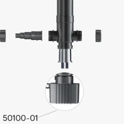 SunSun Ersatzteil für CUV-155 Teichklärer – Anschlusseinheit – für Teichfilter, UV Leuchtmittel, UVC Klärer Zubehör
