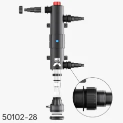Sun Sun Ersatzteil für CUV-236 Teichklärer – Schraubring – für Teichfilter, UV Leuchtmittel, Zubehör Klärer UVC
