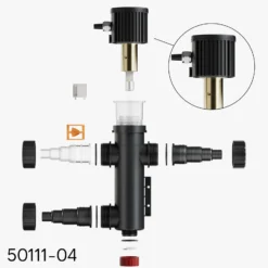 SunSun Ersatzteil für CUV-209 Teichklärer – Anschlusseinheit – für Teichfilter, UV Leuchtmittel, UVC Klärer Zubehör