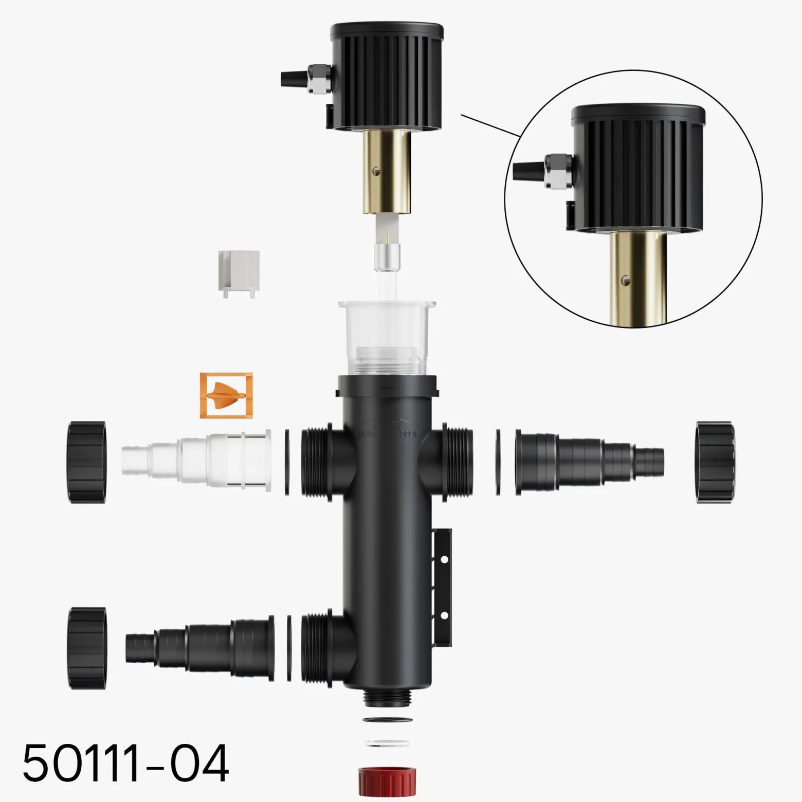 SunSun Ersatzteil für CUV-209 Teichklärer – Anschlusseinheit – für Teichfilter, UV Leuchtmittel, UVC Klärer Zubehör