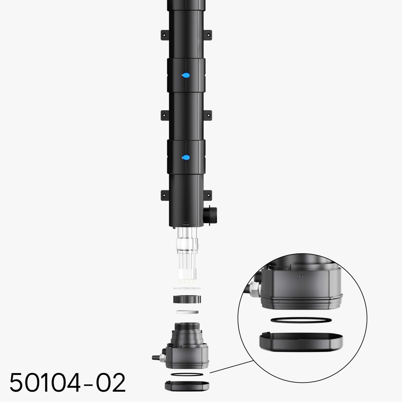 SunSun Ersatzteil für CUV-272 Teichklärer – O-Ring – für Teichfilter, UV Leuchtmittel, UVC Klärer Zubehör