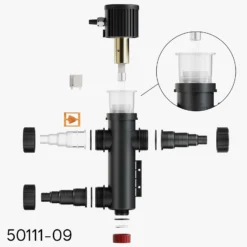 SunSun Ersatzteil für CUV-209 Teichklärer – Quarzglashülse – transparent – für Teiche, UV Lampe, Filter, UVC Teichfilter Zubehör