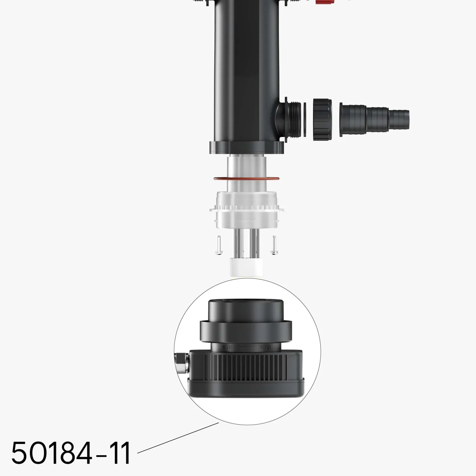 SunSun Ersatzteil für CUV-324 Teichklärer – Anschlusseinheit – für Teichfilter, UV Leuchtmittel, UVC Klärer Zubehör