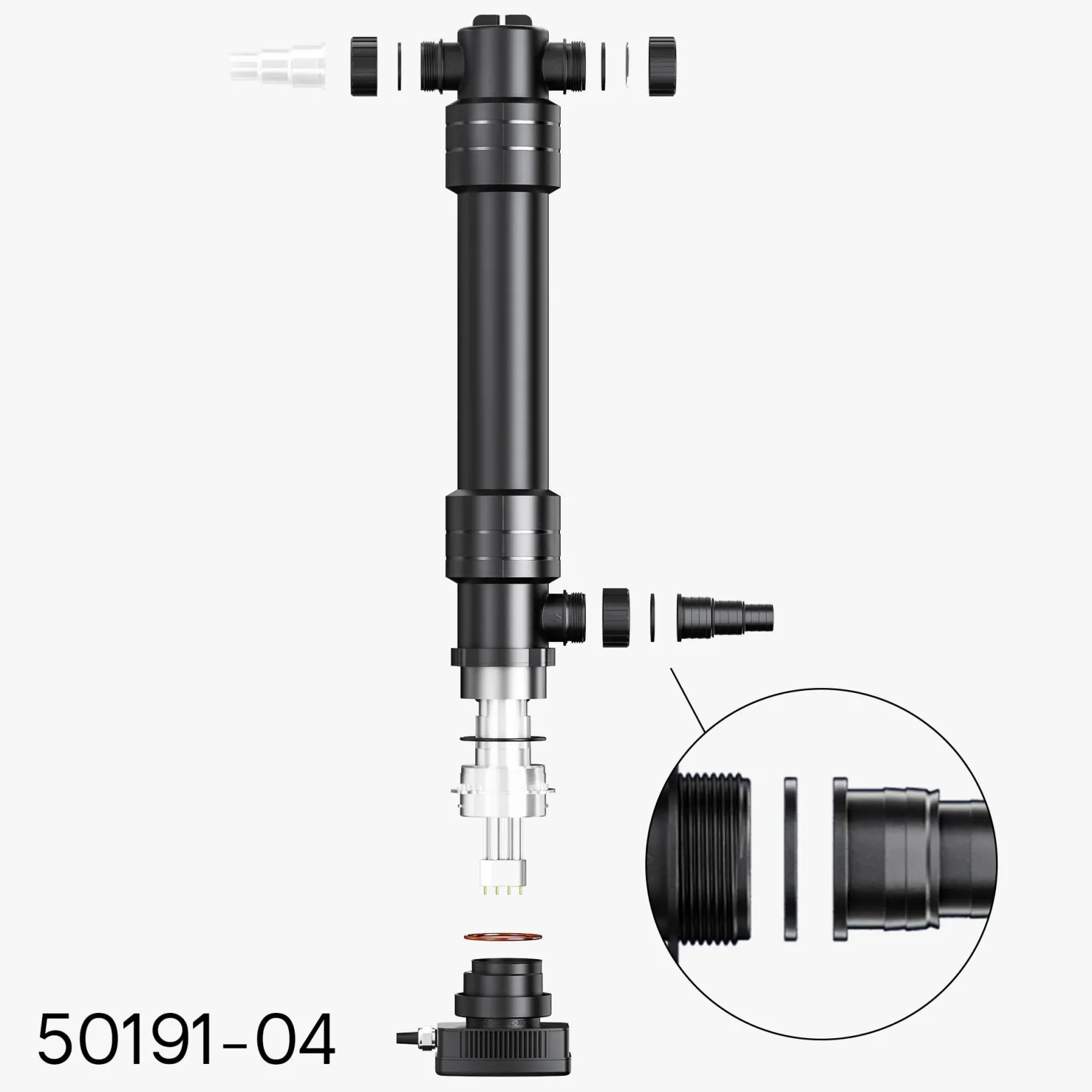 Sun Sun Ersatzteil für CUV-672 Teichklärer – Gummiring – für Teichfilter, UV Leuchtmittel, UVC Klärer Zubehör