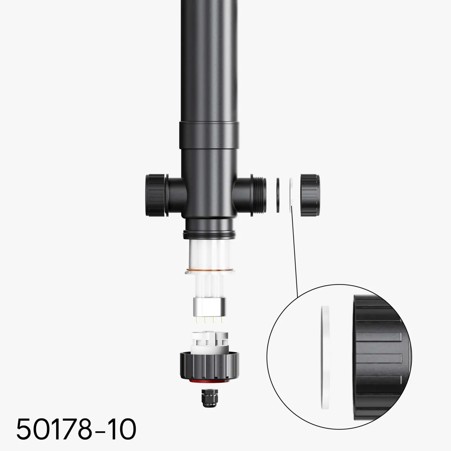 Sun Sun Ersatzteil für CUV-136 Teichklärer – Anzeige Glas – für Teichfilter, UV Leuchtmittel, UVC Klärer Zubehör