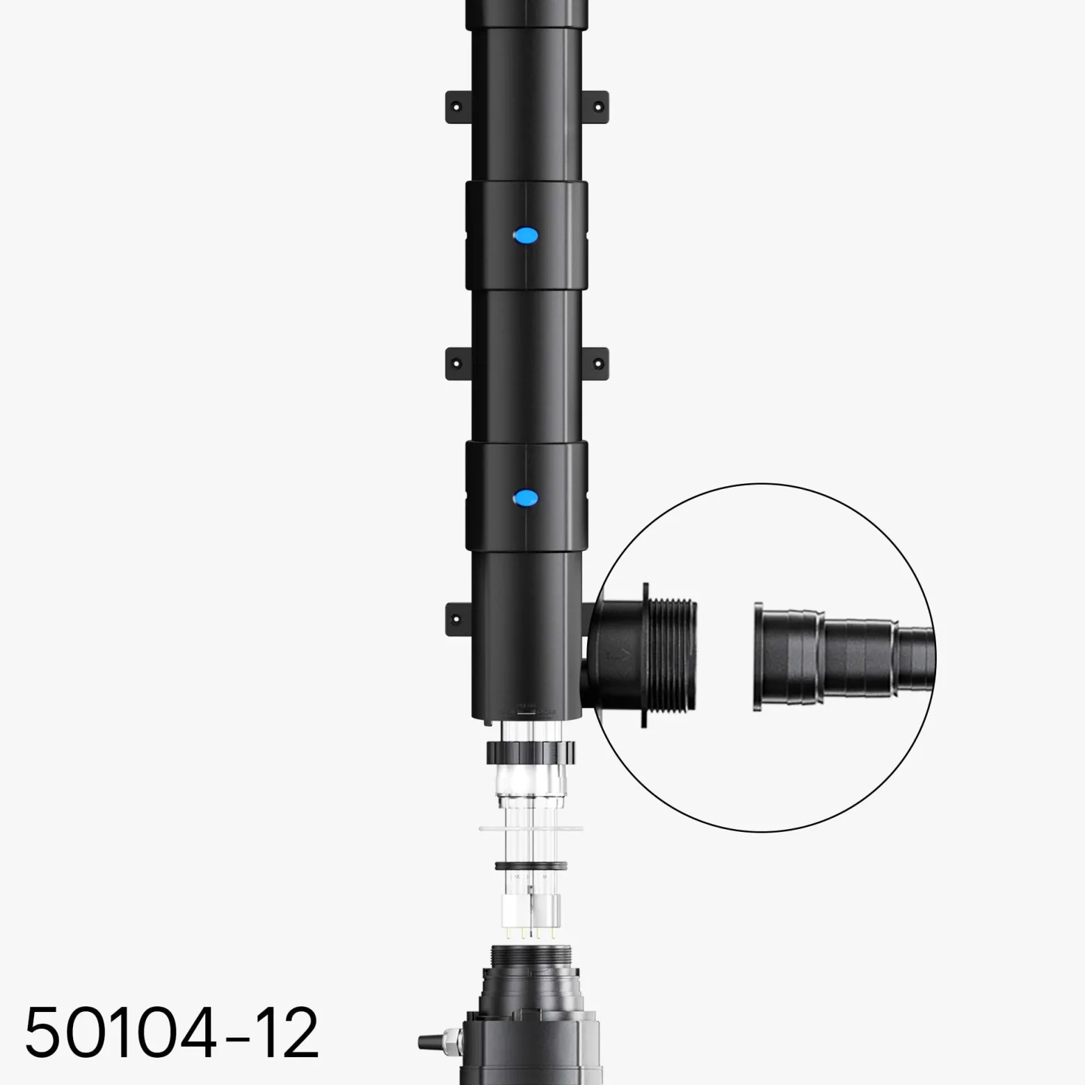 SunSun Ersatzteil für CUV-272 Teichklärer – Schlauchstufentülle – für Teichfilter, UV Leuchtmittel, UVC Klärer Zubehör