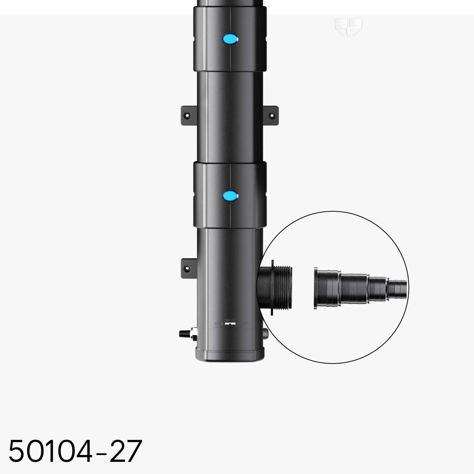 SunSun Ersatzteil für CUV-272 Teichklärer – Schlauchstufentülle – für Teichfilter, UV Leuchtmittel, UVC Zubehör Klärer
