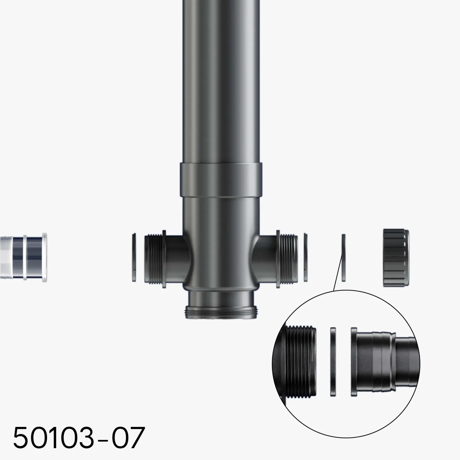 Sun Sun Ersatzteil für CUV-172 Teichklärer – Gummiring – für Teichfilter, UV Leuchtmittel, UVC Klärer Zubehör