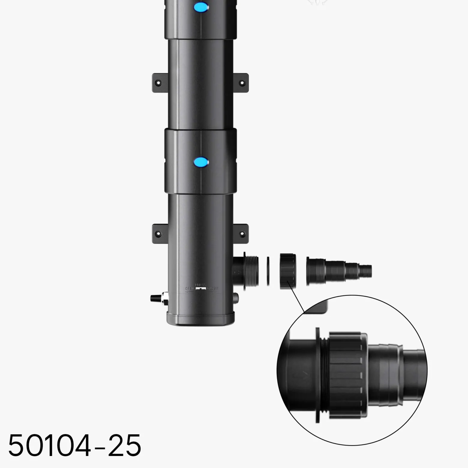 Sun Sun Ersatzteil für CUV-272 Teichklärer – Schraubring – für Teichfilter, UV Leuchtmittel, UVC Zubehör Klärer