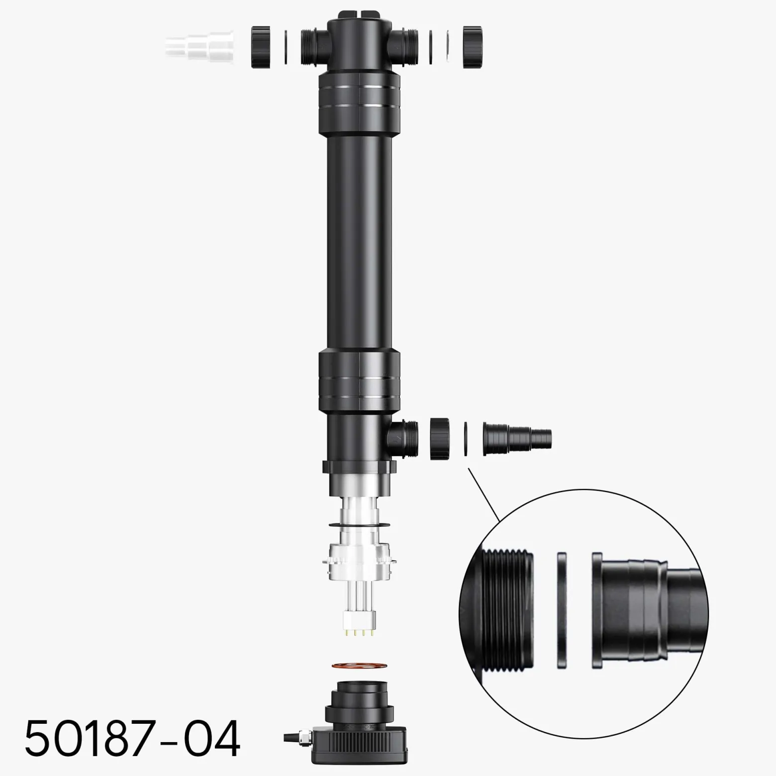 Sun Sun Ersatzteil für CUV-624 Teichklärer – Gummiring – für Teichfilter, UV Leuchtmittel, UVC Klärer Zubehör