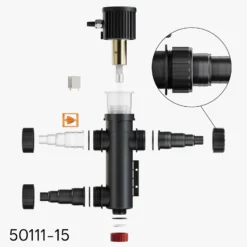 Sun Sun Ersatzteil für CUV-209 Teichklärer – Schraubring – für Teichfilter, UV Leuchtmittel, UVC Klärer Zubehör