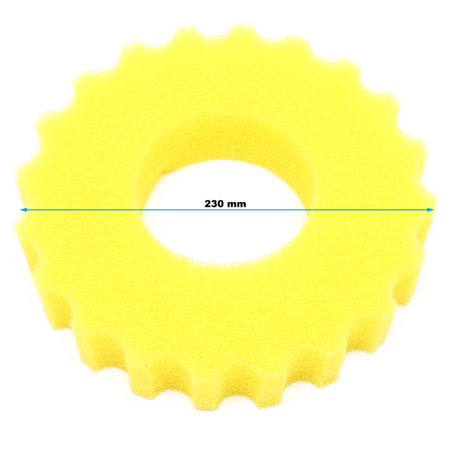 SunSun Ersatzteil für Druckteichfilter CPF-2500 Schwamm gelb, effiziente Teichfilteranlage 6000 l/h, Teichdruckfilter mit UVC-Lampe