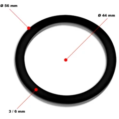 SunSun Ersatzteil für Druckteichfilter CPF-20000 Dichtungsring, Teichdruckfilter UVC-Lampe, effiziente Teichfilteranlage