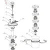 SunSun Ersatzteil für Druckteichfilter CPF-380 Elektroanschluss-Einheit, Teichdruckfilter UVC-Lampe 11 W, 12000 l/h Teichfilteranlage