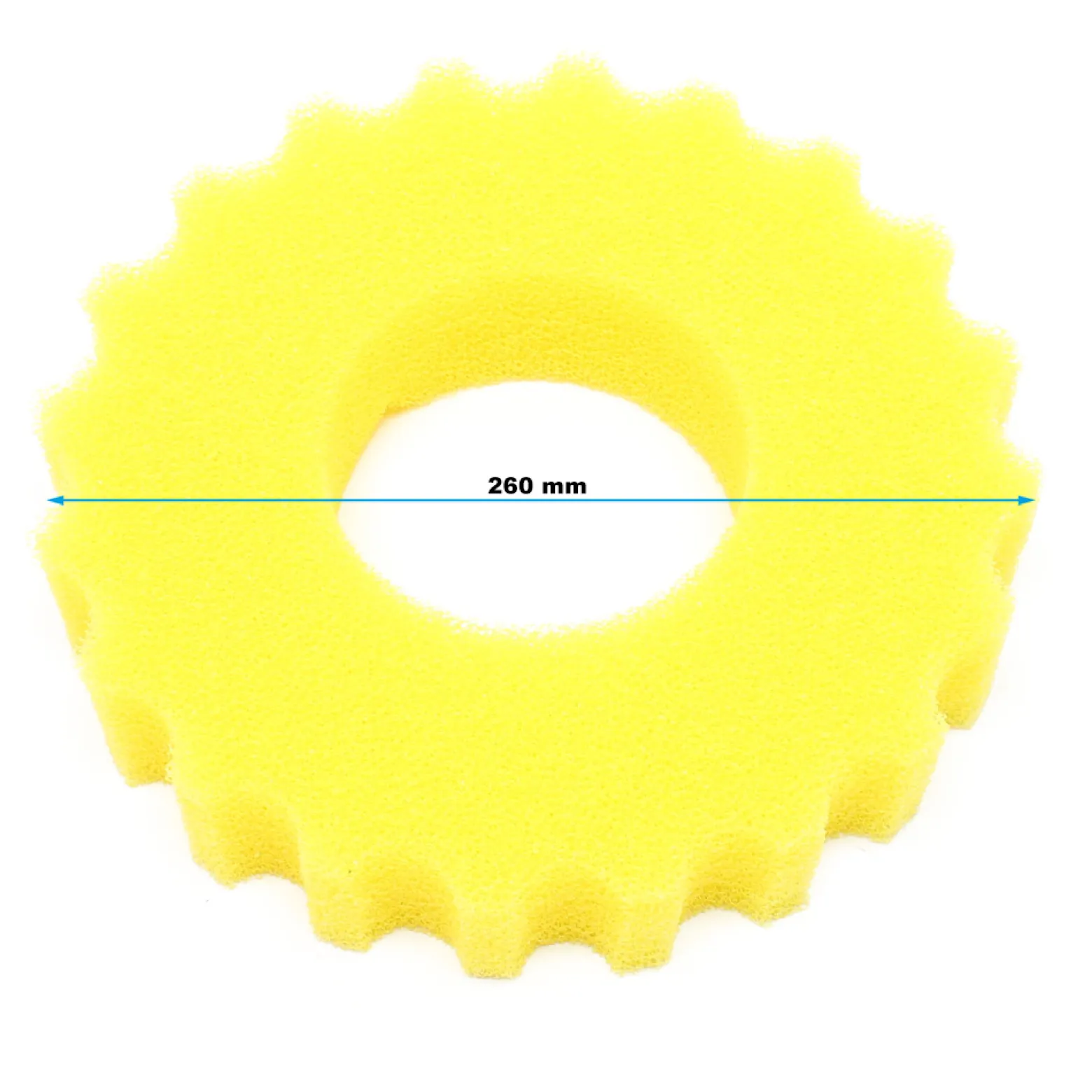 SunSun Ersatzteil für Druckteichfilter CPF-10000 Schwamm gelb, Teichdruckfilter UVC-Lampe 11 W, 10000 l/h Teichfilteranlage