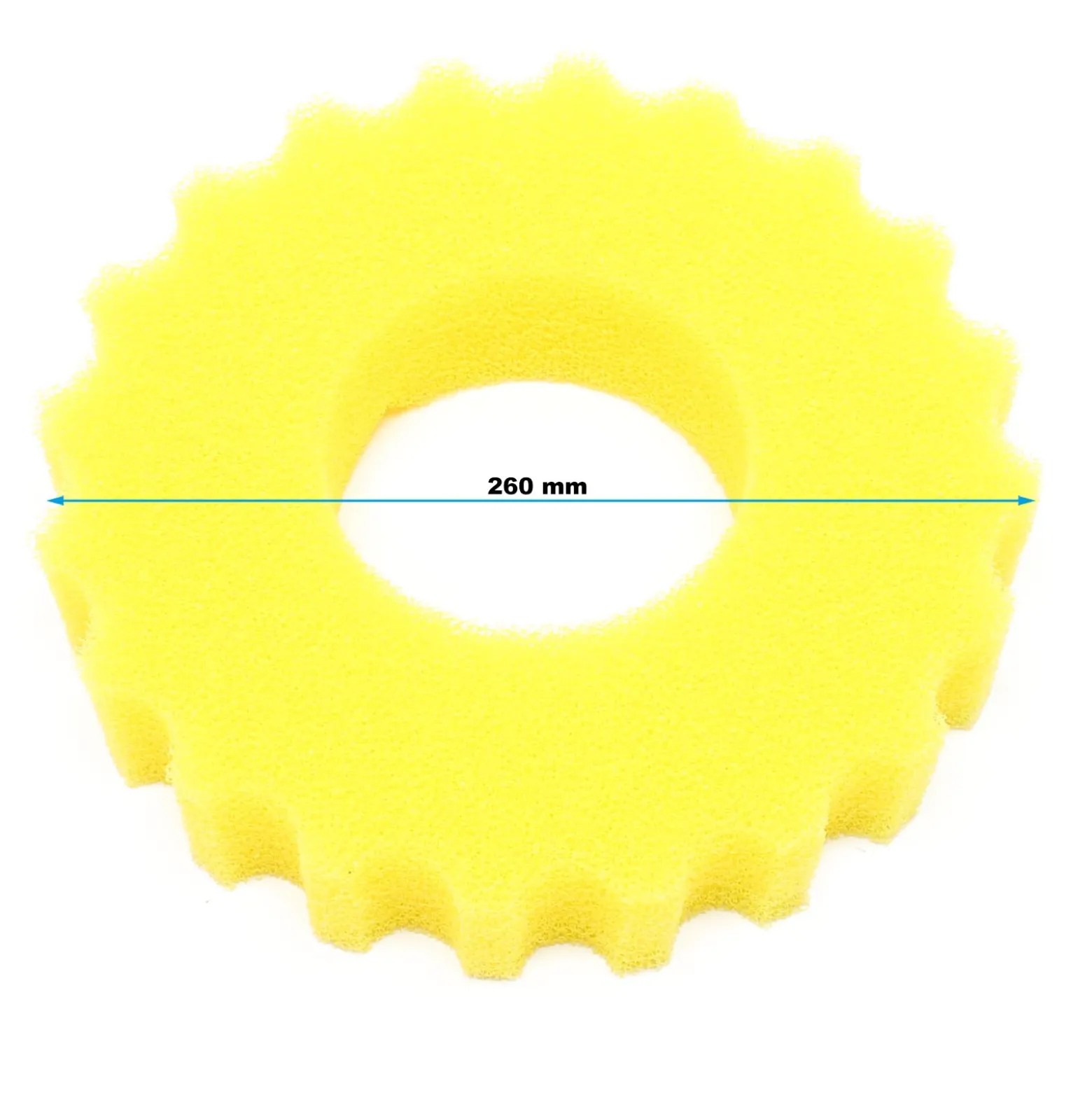 SunSun Ersatzteil für Druckteichfilter CPF-280/380/500 Schwamm gelb, Teichdruckfilter UV-Lampe, 9000 l/h Teichfilteranlage, effiziente Wasserfilterung