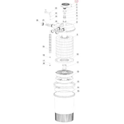 SunSun Ersatzteil für Druckteichfilter CPF-30000 Elektroanschluss-Einheit, Teichdruckfilter mit UVC-Lampe, 12000 l/h effiziente Teichfilteranlage
