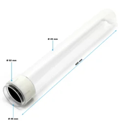 SunSun Ersatzteil für Druckteichfilter CPF-20000 Quarzrohr, Teichdruckfilter UVC-Lampe, effiziente Teichfilteranlage