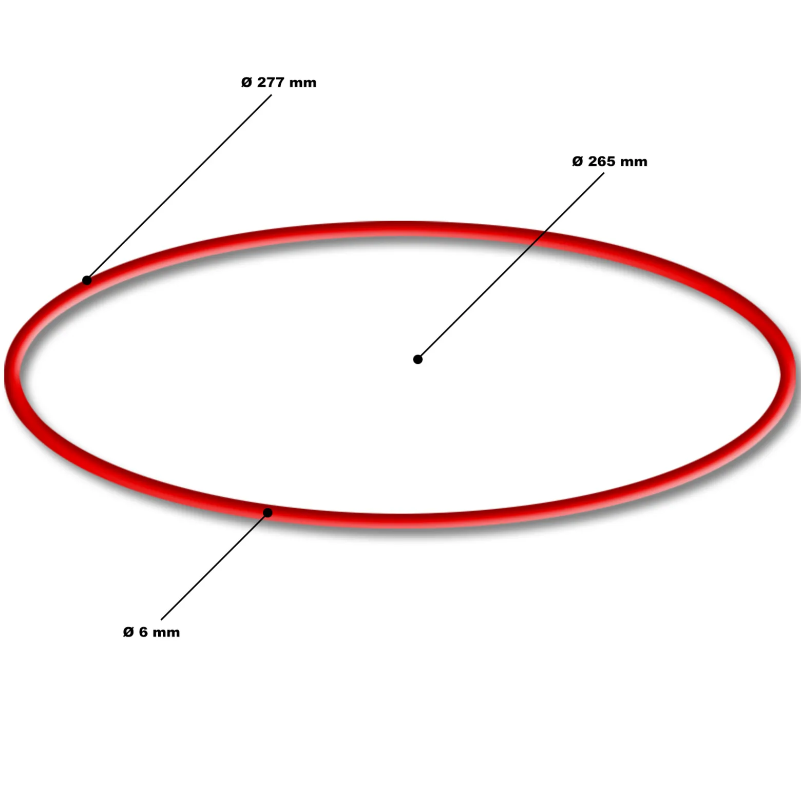 SunSun Ersatzteil für Druckteichfilter CPF-2500 O-Ring 3 265 x 6 mm, effiziente Teichfilteranlage 6000 l/h, Teichdruckfilter mit UVC-Lampe
